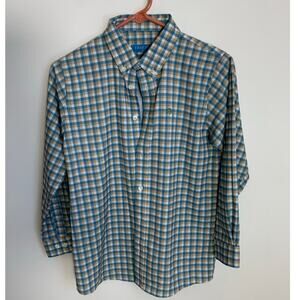 J. Bailey Plaid Performance Long sleeve button‎ down size 12